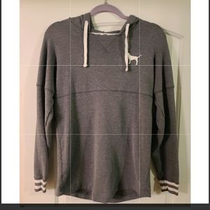 Pink Victoria's Secret Hooded Shirt